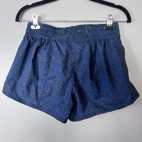 Nike Dri-FIT Running Shorts Women’s Small Blue Abstract Gym Athletic Lined NWT - Picture 5 of 8